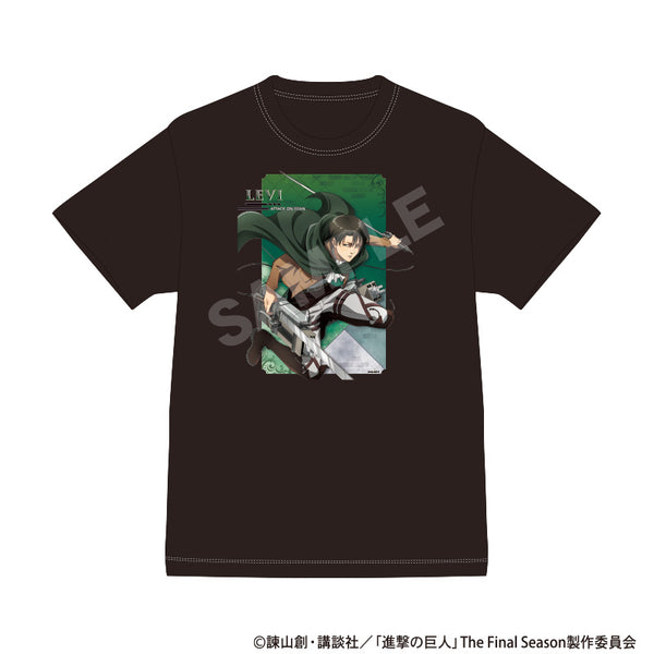 『進撃の巨人』Tシャツ リヴァイ アクション
