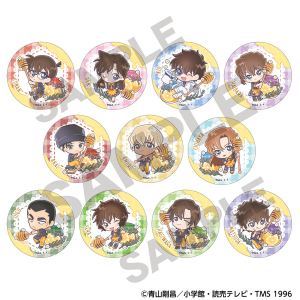 『名探偵コナン』トレーディンググリッター缶バッジ きゃらペコはちみつ【BOX】