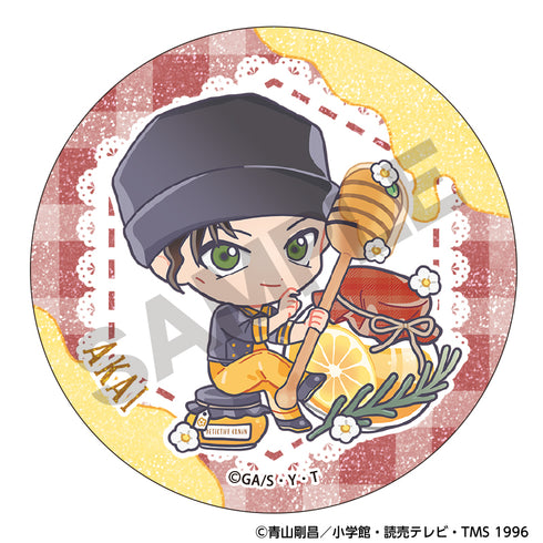 『名探偵コナン』トレーディンググリッター缶バッジ きゃらペコはちみつ【BOX】