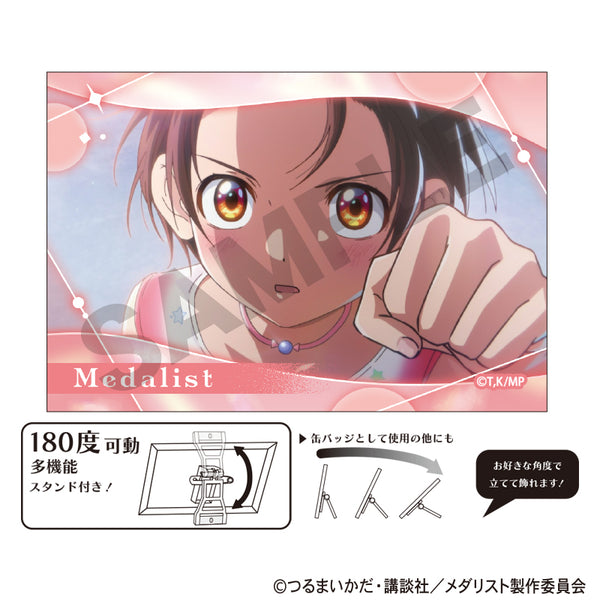 『メダリスト』アート缶バッジ 結束いのり