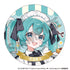 『初音ミク』箔押し缶バッジ レトロ喫茶【BOX】