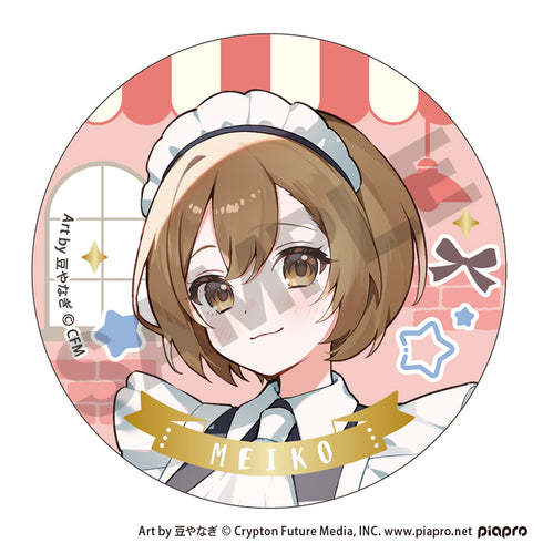 『初音ミク』箔押し缶バッジ レトロ喫茶【BOX】