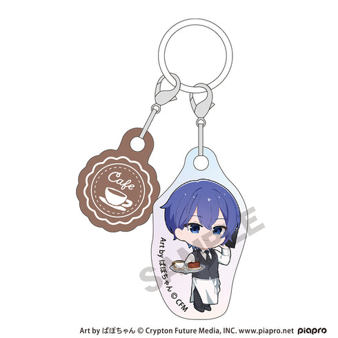 『初音ミク』アクセントチャーム KAITO レトロ喫茶 ミニキャラ