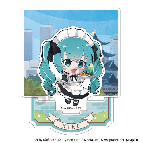 『初音ミク』ジオラマアクリルスタンド 初音ミク レトロ喫茶 ミニキャラ