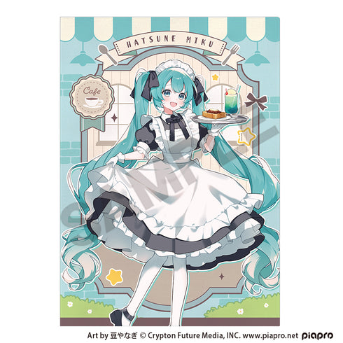 『初音ミク』シングルクリアファイル 初音ミク レトロ喫茶