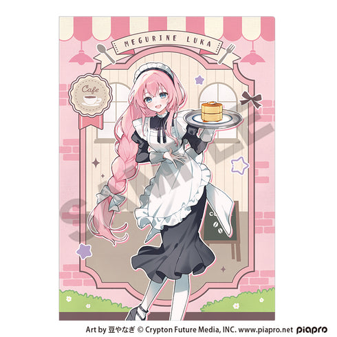 『初音ミク』シングルクリアファイル 巡音ルカ レトロ喫茶