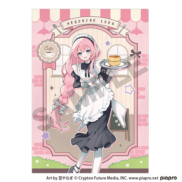 『初音ミク』シングルクリアファイル 巡音ルカ レトロ喫茶