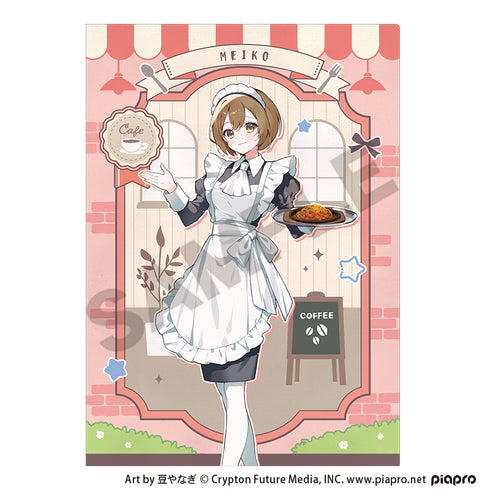 『初音ミク』シングルクリアファイル MEIKO レトロ喫茶