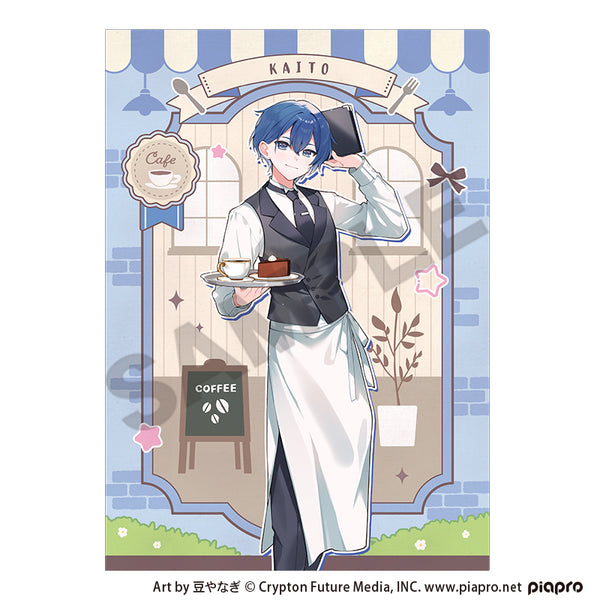 『初音ミク』シングルクリアファイル KAITO レトロ喫茶