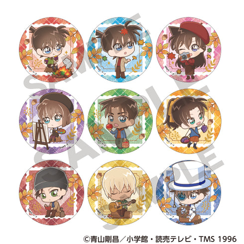 『名探偵コナン』トレーディンググリッター缶バッジ きゃらくてぃぶ秋【BOX】