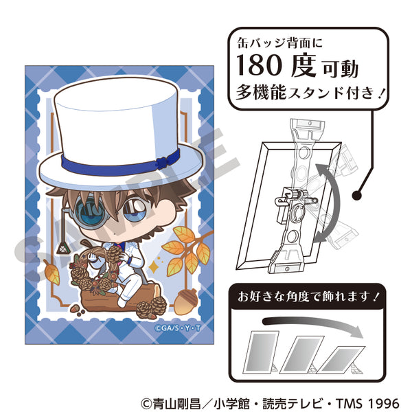 『名探偵コナン』アート缶バッジ 怪盗キッド きゃらくてぃぶ秋