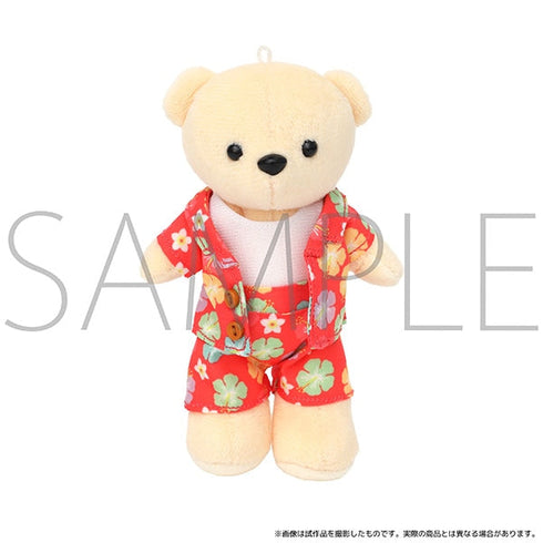 『くまめいと』アロハシャツ レッド ぬいぐるみ用衣装