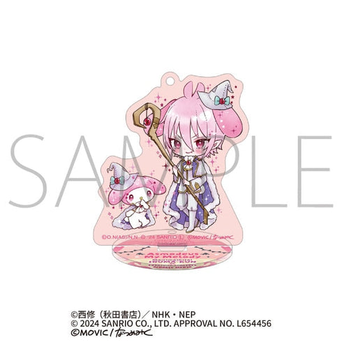 『魔入りました!入間くん×サンリオキャラクターズ』スタンド付きアクリルキーホルダー/アスモデウス×マイメロディ<DOLLY MIX(どーりーみっくす)>