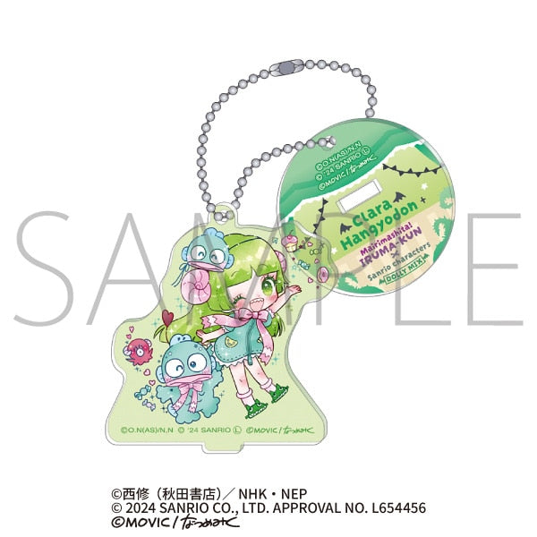 『魔入りました!入間くん×サンリオキャラクターズ』スタンド付きアクリルキーホルダー/クララ×ハンギョドン<DOLLY MIX(どーりーみっくす)>
