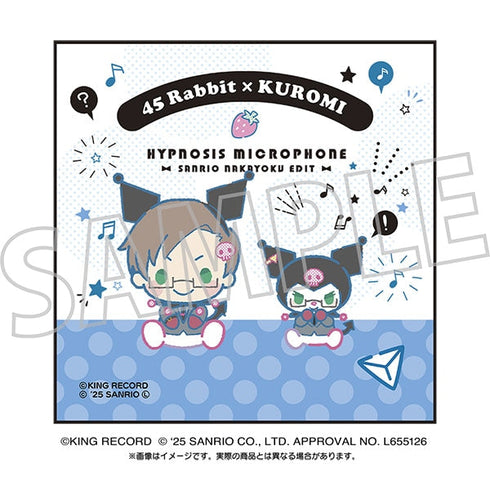 《Hypnosis Mic SANRIO NAKAYOKU EDIT》刺绣手巾/入间枪兔×克罗米