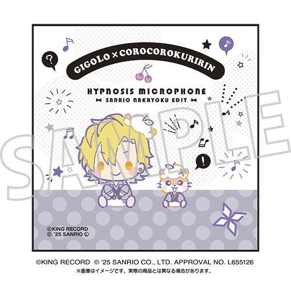 『ヒプノシスマイク SANRIO NAKAYOKU EDIT』刺繍入りハンドタオル/伊弉冉一二三×コロコロクリリン