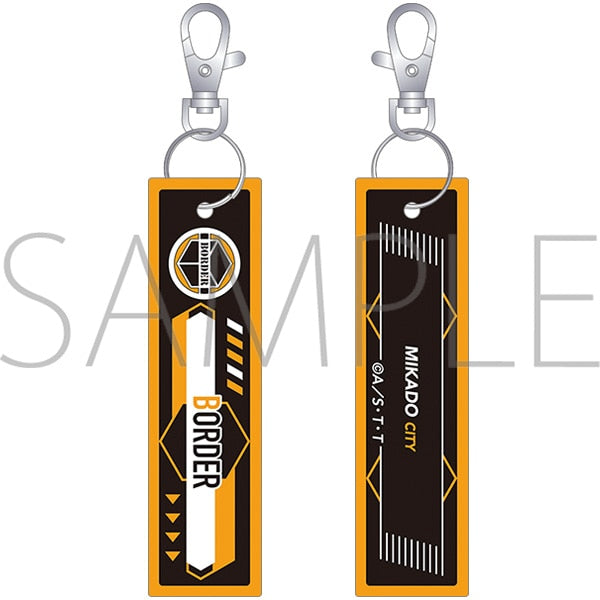 『ワールドトリガー』フライトタグキーホルダー/ボーダー本部