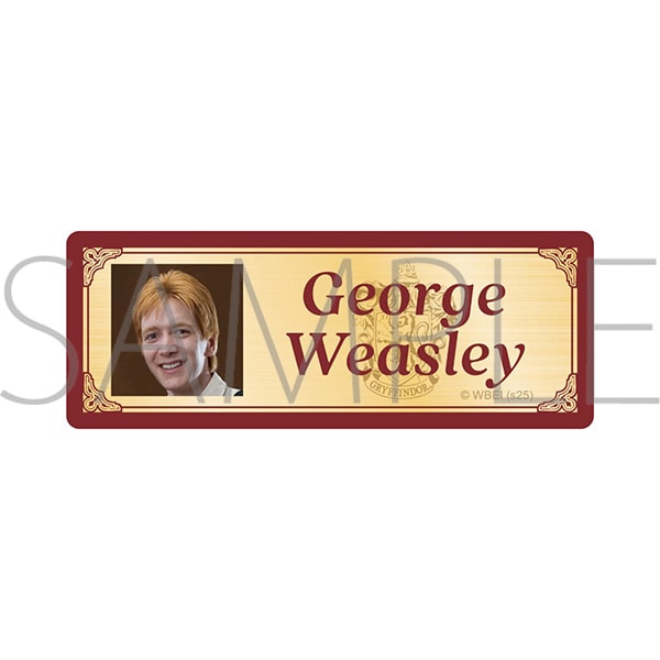 『ハリーポッター』ネームプレート/George Weasley