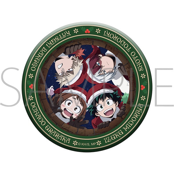 『僕のヒーローアカデミア』缶バッジ/クリスマス