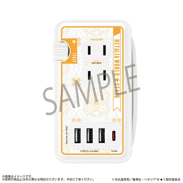 『ヘタリア World★Stars』イタリア モデル USB/USB Type-C付きACタップ