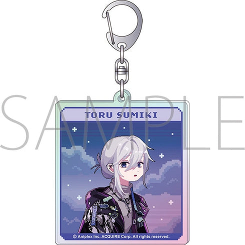 『Hookah Haze』オーロラアクリルキーホルダー/炭木トオル