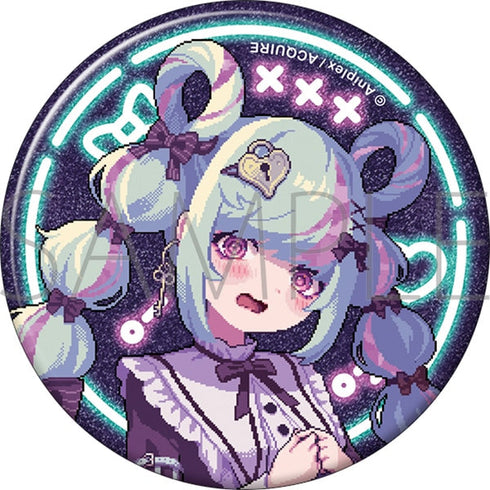 『Hookah Haze』グリッター缶バッジ/古森くるみ