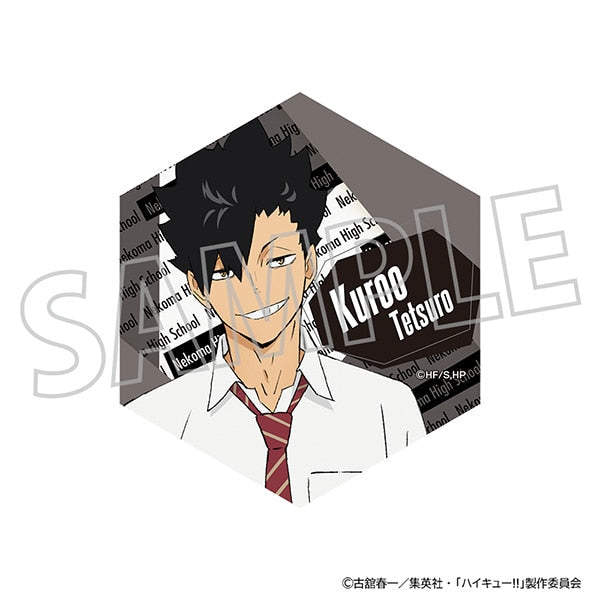 『ハイキュー!!』六角形コースター/黒尾鉄朗
