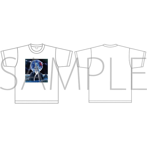 『エヴァンゲリオン』Tシャツ/綾波レイ(ロングヘア)(白、フリーサイズ)、ぱちんこシン・エヴァンゲリオン
