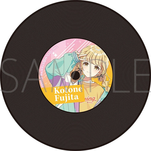 『学園アイドルマスター』レコード風コースター/藤田ことね
