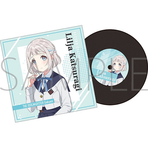 『学園アイドルマスター』レコード風コースター/葛城リーリヤ