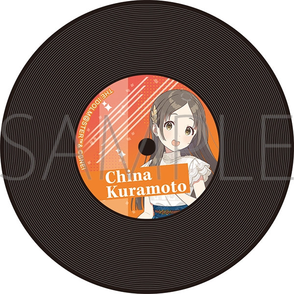 『学園アイドルマスター』レコード風コースター/倉本千奈