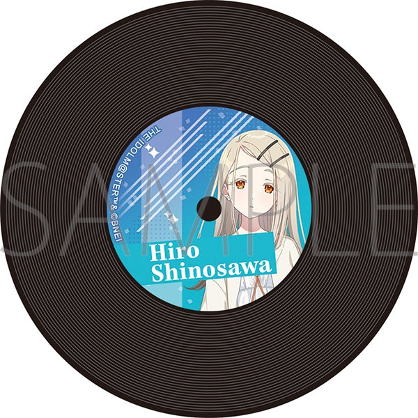 『学園アイドルマスター』レコード風コースター/篠澤 広