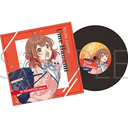 『学園アイドルマスター』レコード風コースター/花海佑芽