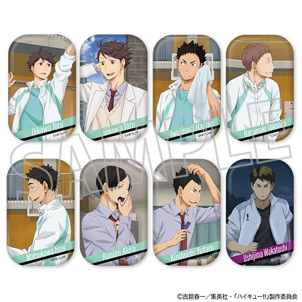 『ハイキュー!!』スクエア缶バッジコレクション/青葉城西高校・白鳥沢学園高校【BOX】