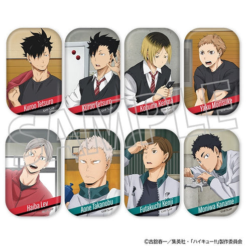 『ハイキュー!!』スクエア缶バッジコレクション/音駒高校・伊達工業高校【BOX】