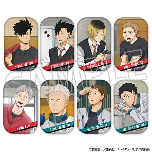 『ハイキュー!!』スクエア缶バッジコレクション/音駒高校・伊達工業高校【BOX】