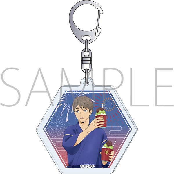 "Haikyu!!" Acrylic Keychain / B: Haru Miyagi