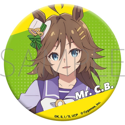 『ウマ娘 シンデレラグレイ』グリッター缶バッジ/ミスターシービー