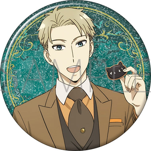 『SPY×FAMILY』グリッター缶バッジ/ロイド・フォージャー