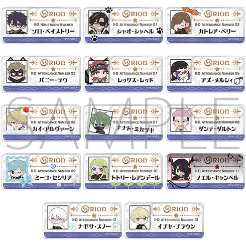 『先生!僕たちが世界を滅ぼします。』アクリルネームバッジコレクション【BOX】