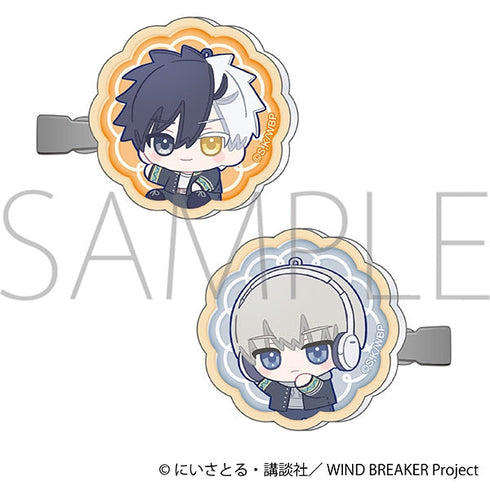 『WIND BREAKER』アクリルヘアクリップセット/桜 遥&梶 蓮 ぬいパル すきっぷ