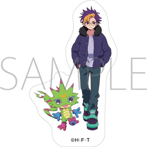 『DIGIMON BEATBREAK』ダイカットステッカー/天馬トモロウ&ゲッコーモン