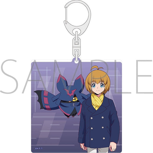 『DIGIMON BEATBREAK』ラメアクリルキーホルダー/久遠寺マコト&キロプモン