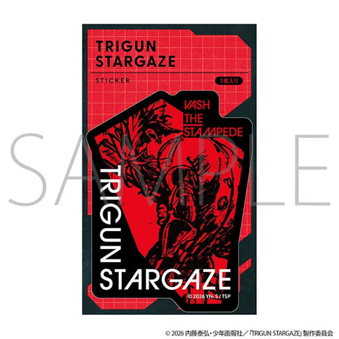 『TRIGUN STARGAZE』ステッカー/ティザービジュアル