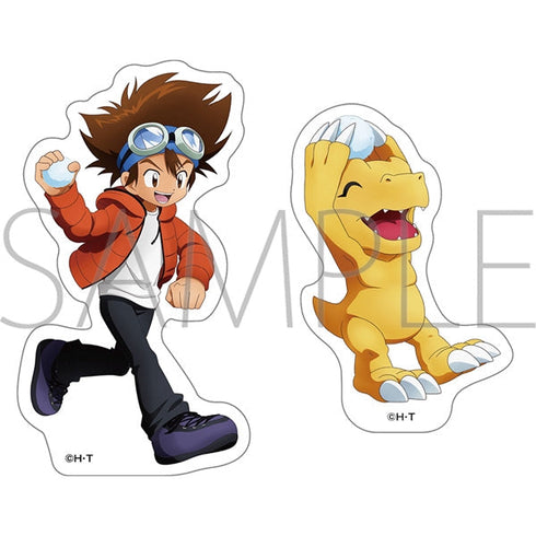 『デジモンアドベンチャー』ダイカットステッカー/八神太一&アグモン