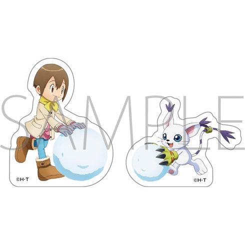 『デジモンアドベンチャー』ダイカットステッカー/八神ヒカリ&テイルモン