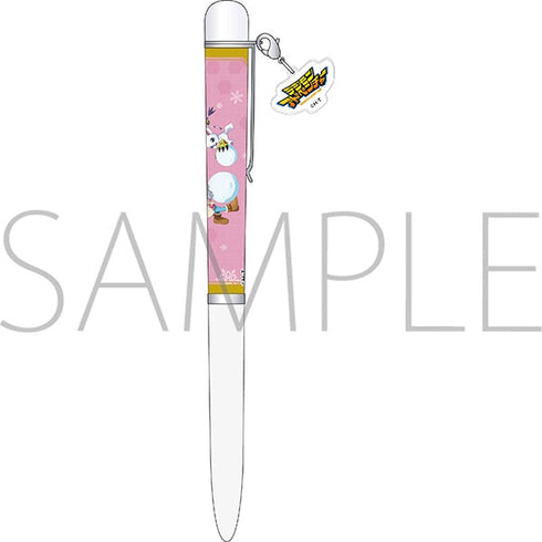 『デジモンアドベンチャー』チャーム付きボールペン/八神ヒカリ&テイルモン