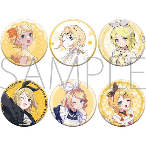 『初音ミクシリーズ』オーロラ缶バッジセット/鏡音リン