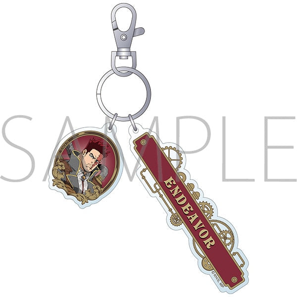 『僕のヒーローアカデミア』2連アクリルキーホルダー エンデヴァー スチームパンクver.