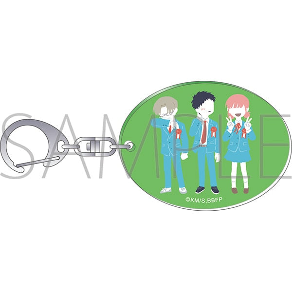 『アオのハコ』アクリルキーホルダー/猪股 大喜&蝶野 雛&笠原 匡 ゆるパレット